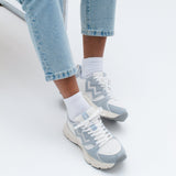 MIM Zapatilla Double U 2.0 Celeste