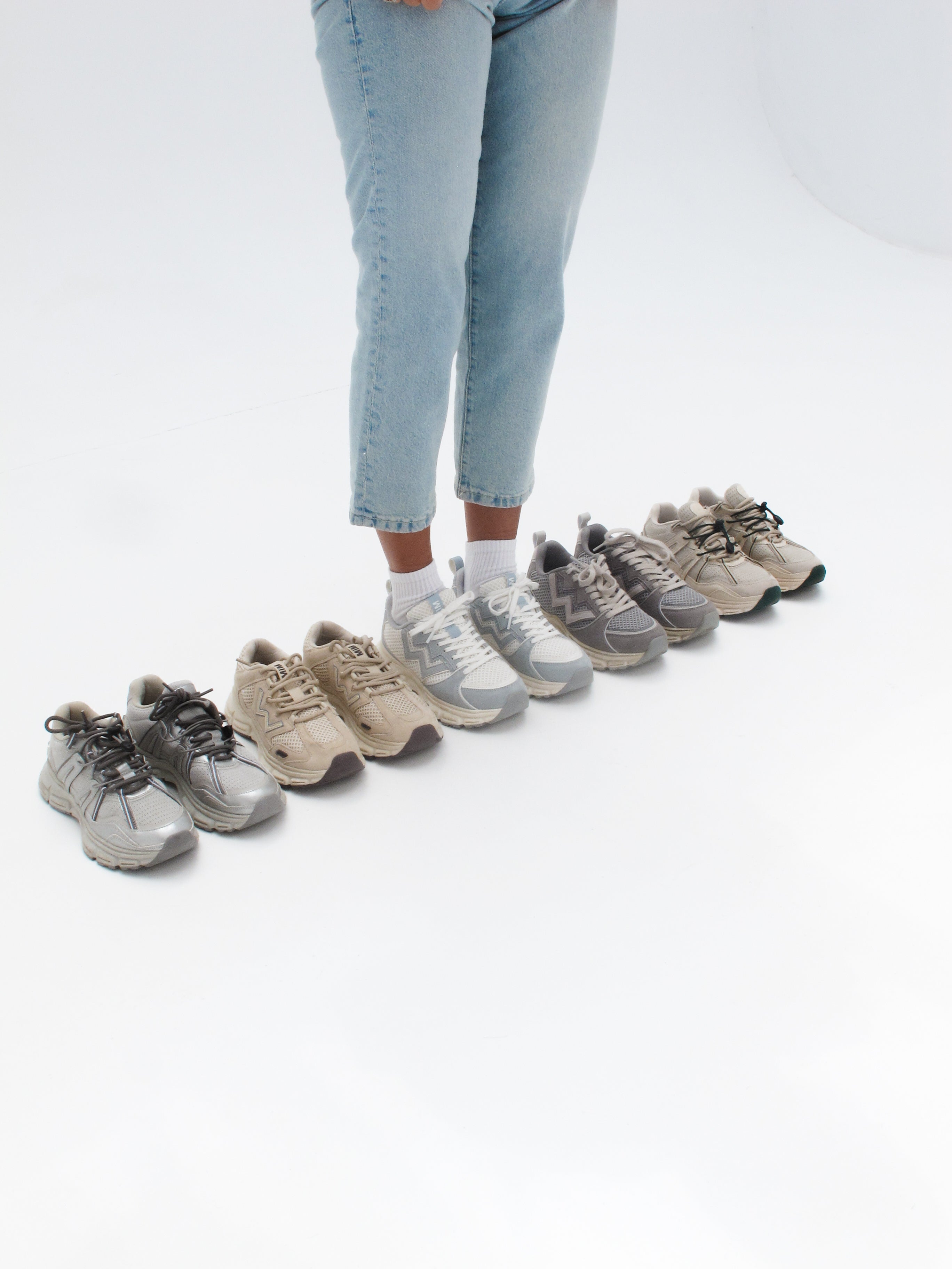 MIM Zapatilla M1990 Plata