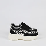 MIM Zapatilla MS39 W Black Zebra