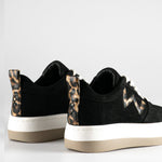 MIM Zapatilla RUBIK LEOPARDO NEGRO