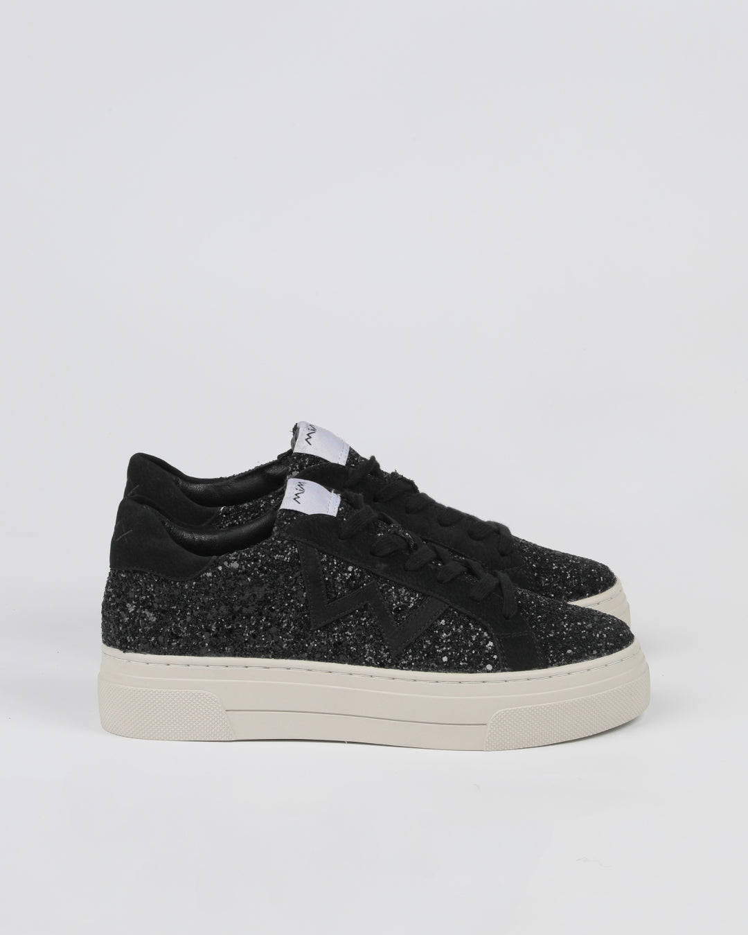 MIM Zapatilla ZELDA GLITTER ALL BLACK