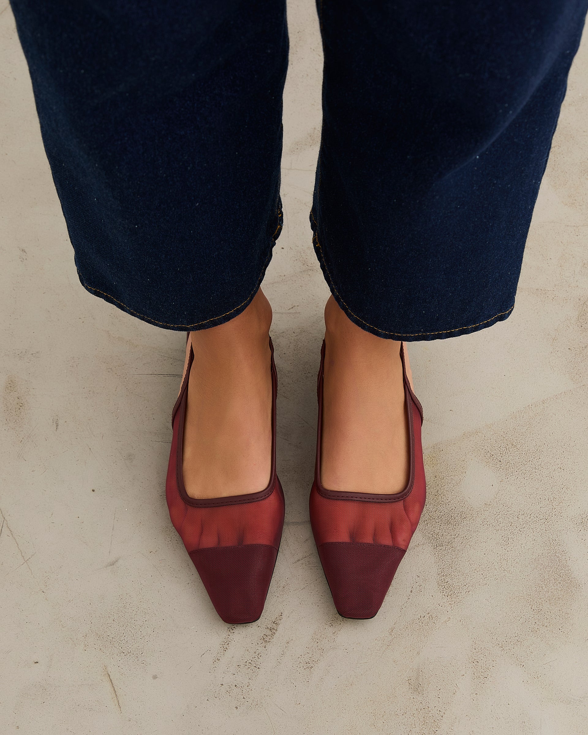 MIM Zapato cerrado Melane Rojo
