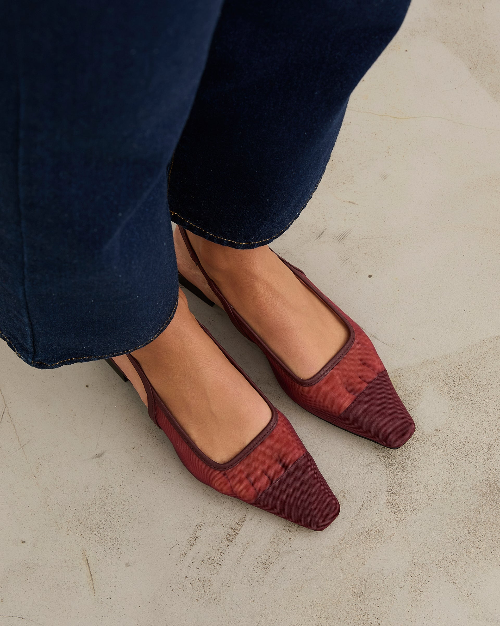 MIM Zapato cerrado Melane Rojo