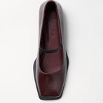 MIM Zapato plano MARE BURDEOS