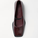 MIM Zapato plano MARE BURDEOS