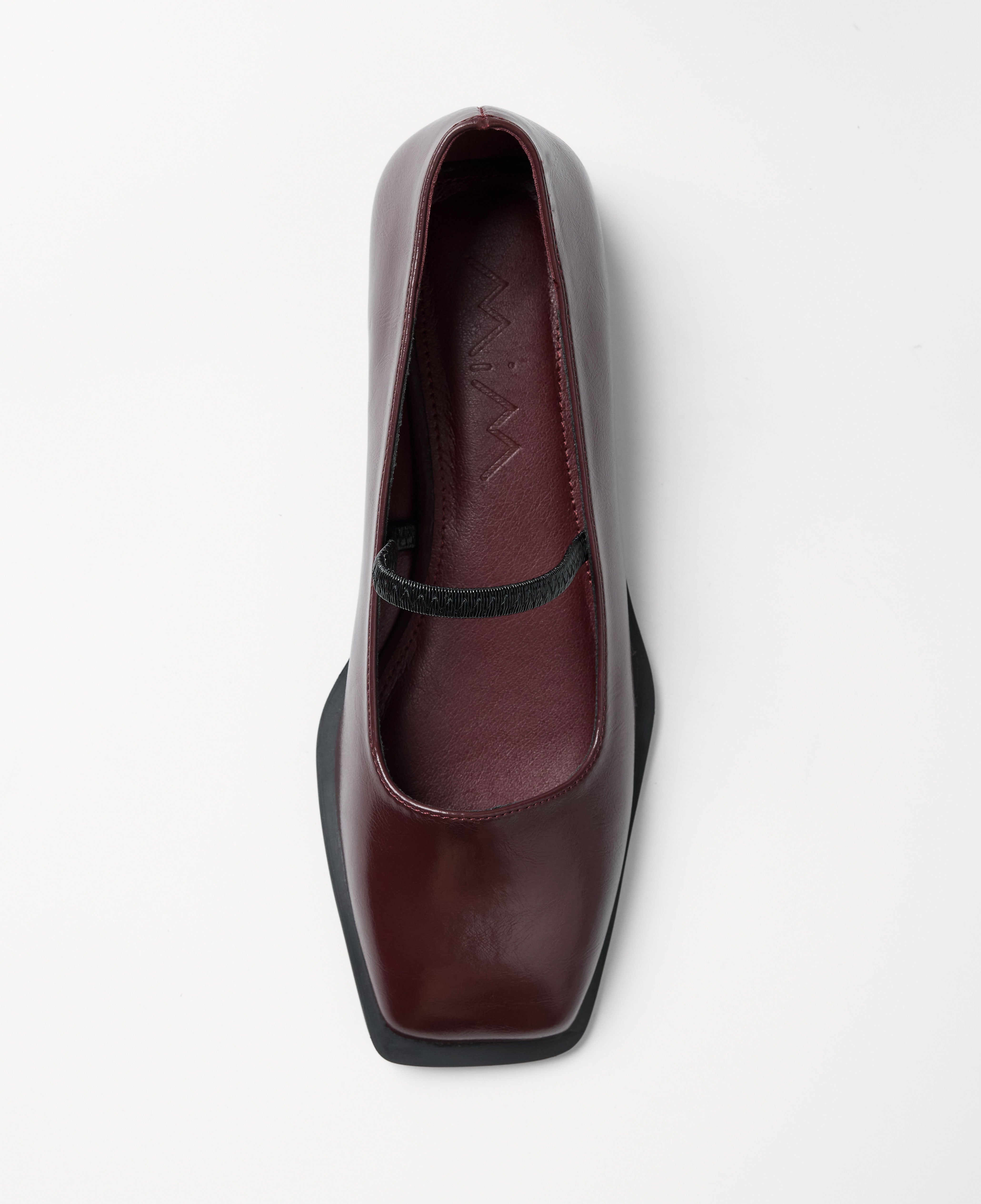 MIM Zapato plano MARE BURDEOS