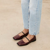 MIM Zapato plano MARE BURDEOS