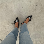 MIM Zapato plano MATT CHOCOLATE